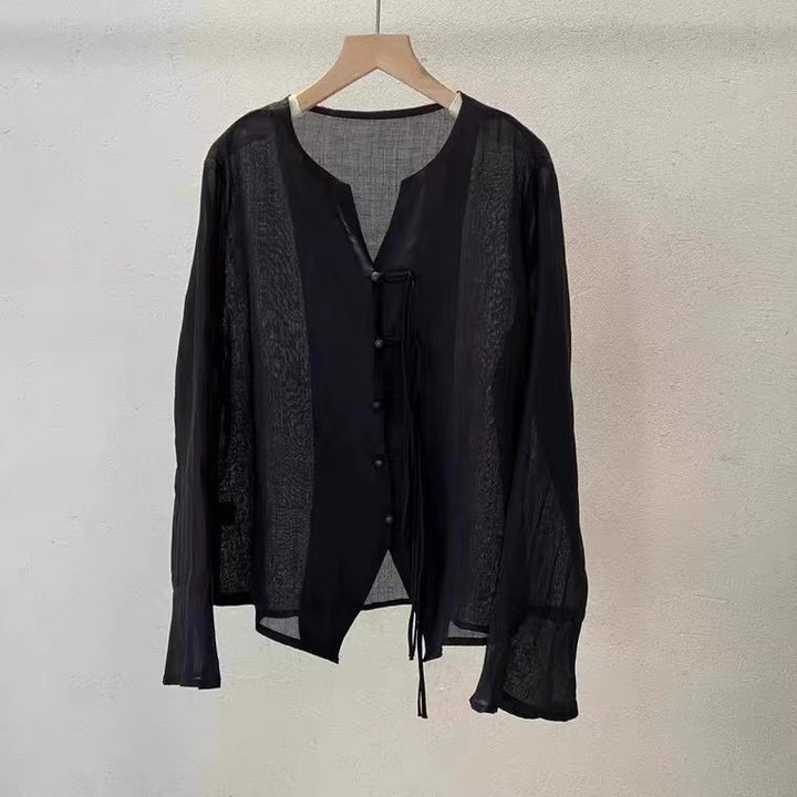 Femme Elegante Bindefront Bluse Stilla