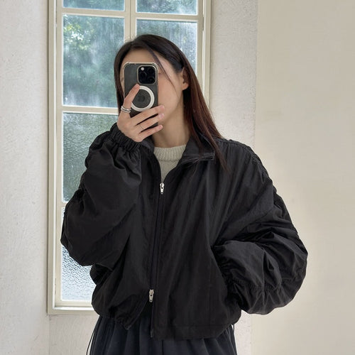 Kvinders trendy cropped overgangsjakke Stilla