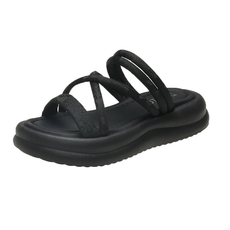 Dame Komfortable Flip-Flop-sandaler med ergonomisk snit og fashionable remdesign Stilla