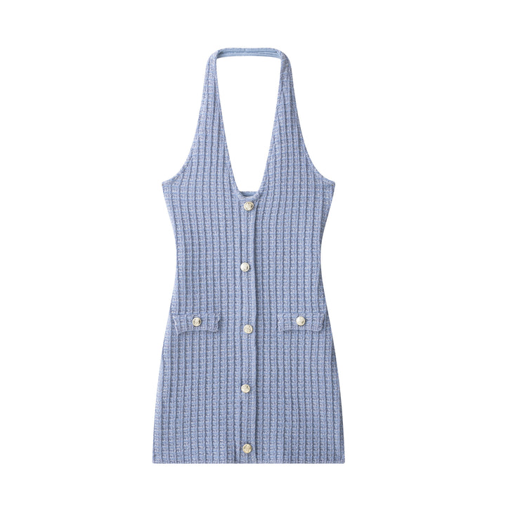 Femme Strikknapkjole Stilla