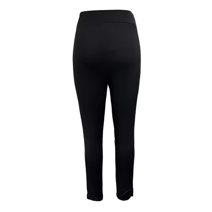 Dame Sport-Leggings med transparente spidsapplikationer Stilla