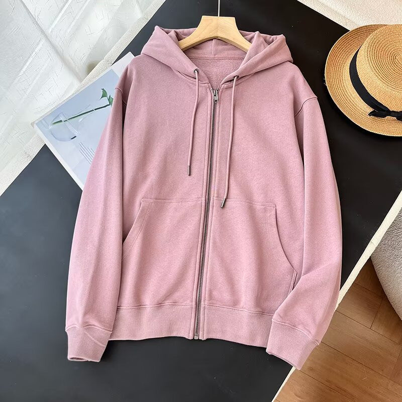 Kvinders sporty zip hoodie med praktiske kængurulommer Stilla