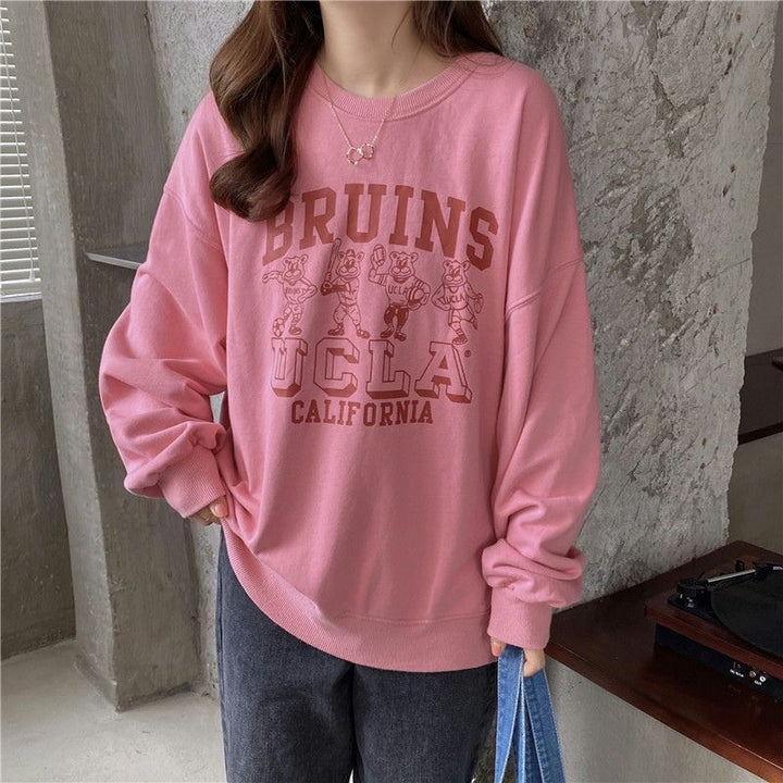 Dame Casual Grafik Sweatshirt med legende design Stilla