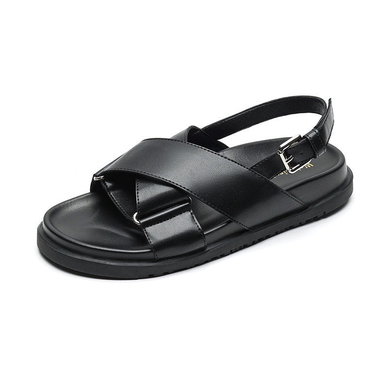 Herrer Fritid Krydsrem Sandaler Stilla