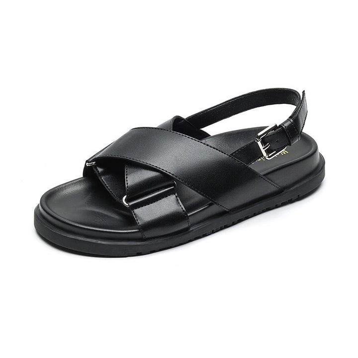 Herrer Fritid Krydsrem Sandaler Stilla