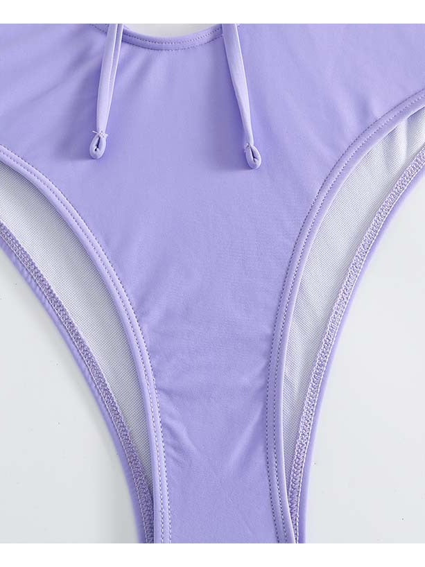 Dame Plunge Cut-Out Monokini Badedragt Stilla
