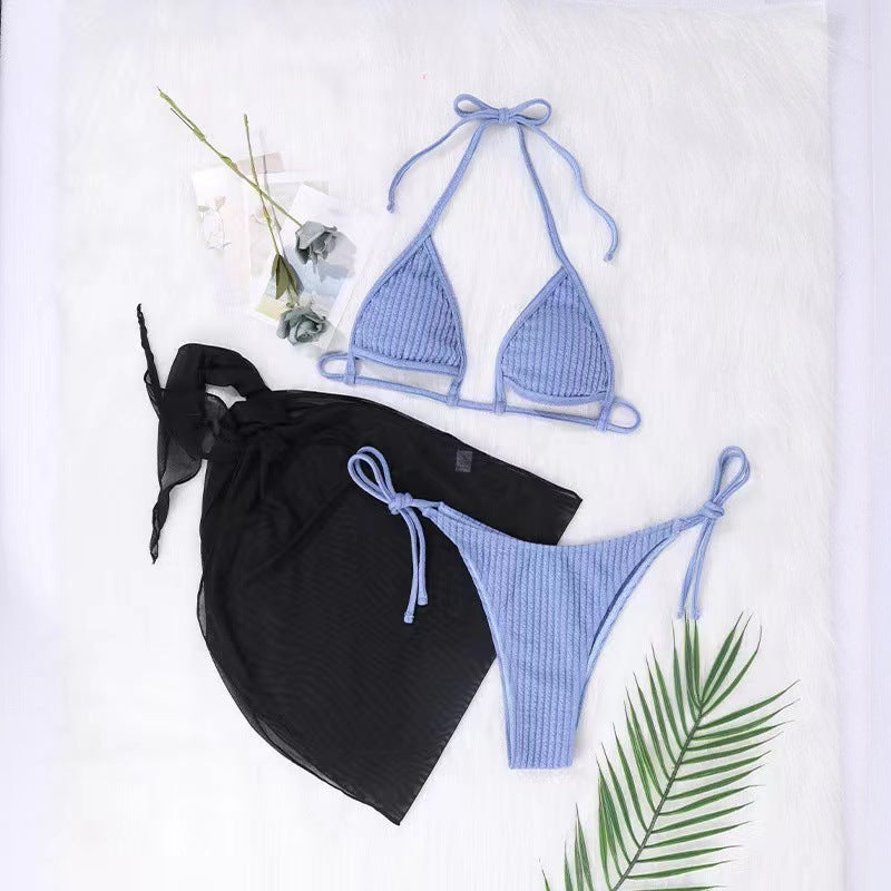 Dame bikini-sæt med dækkende pareo Stilla