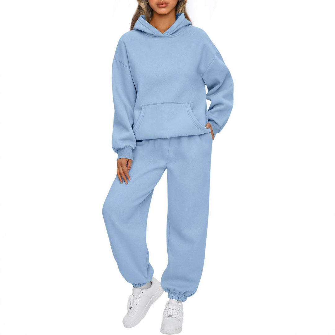 Damer casual hoodie og jogger sæt med høj bærekomfort Skovae