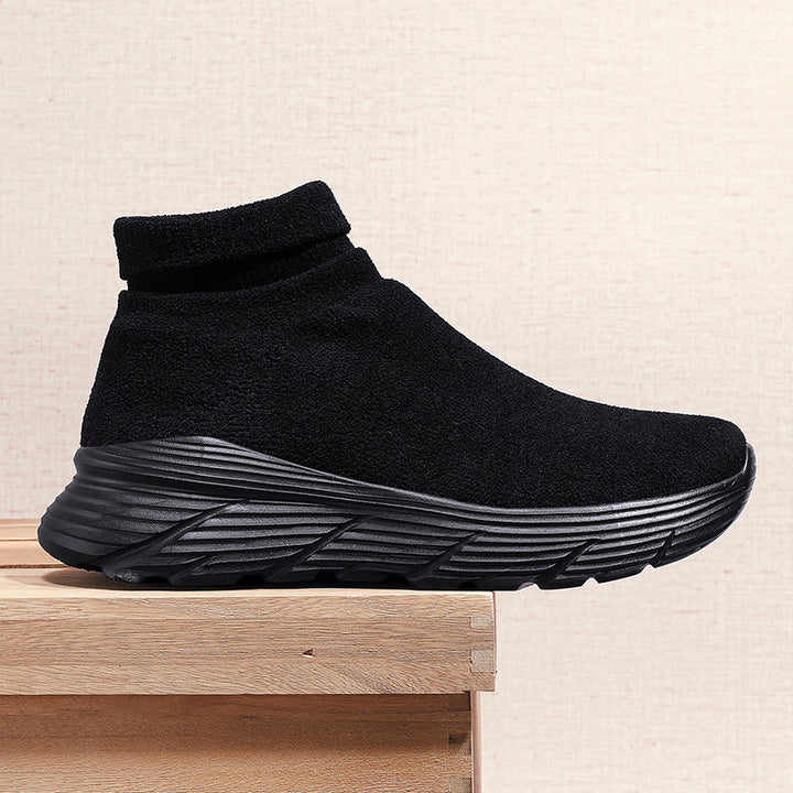 Dame Strik Sko Sneakers med polstret ankelbeskyttelse Stilla