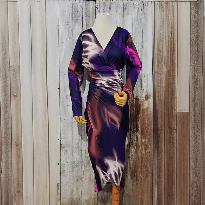 Stilla | Bodycon kjole Slim Fit Lange Ærmer Bodycon kjole