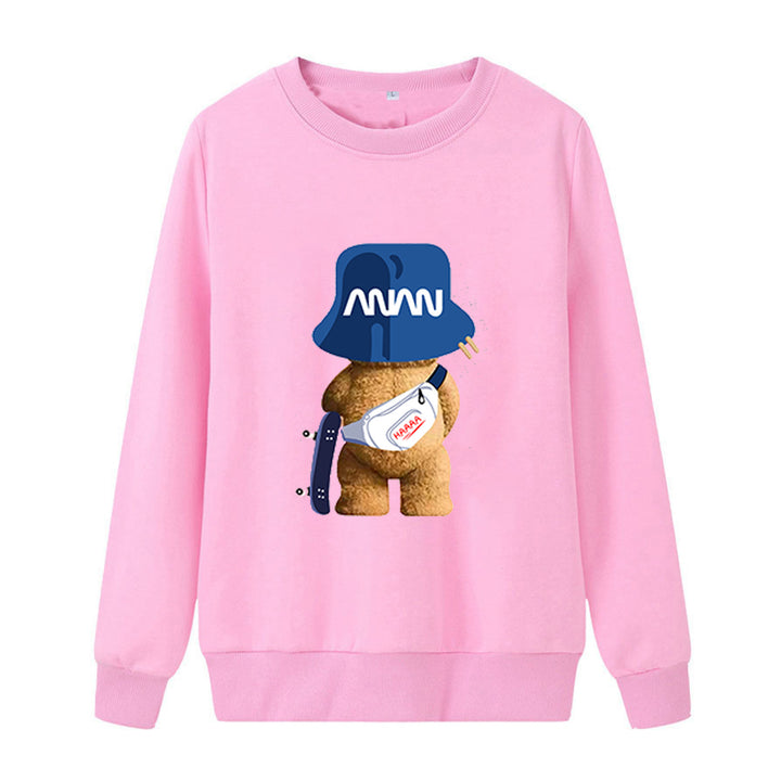 Kvinder casual sweatshirt med legende bjørnemotiver Skovae