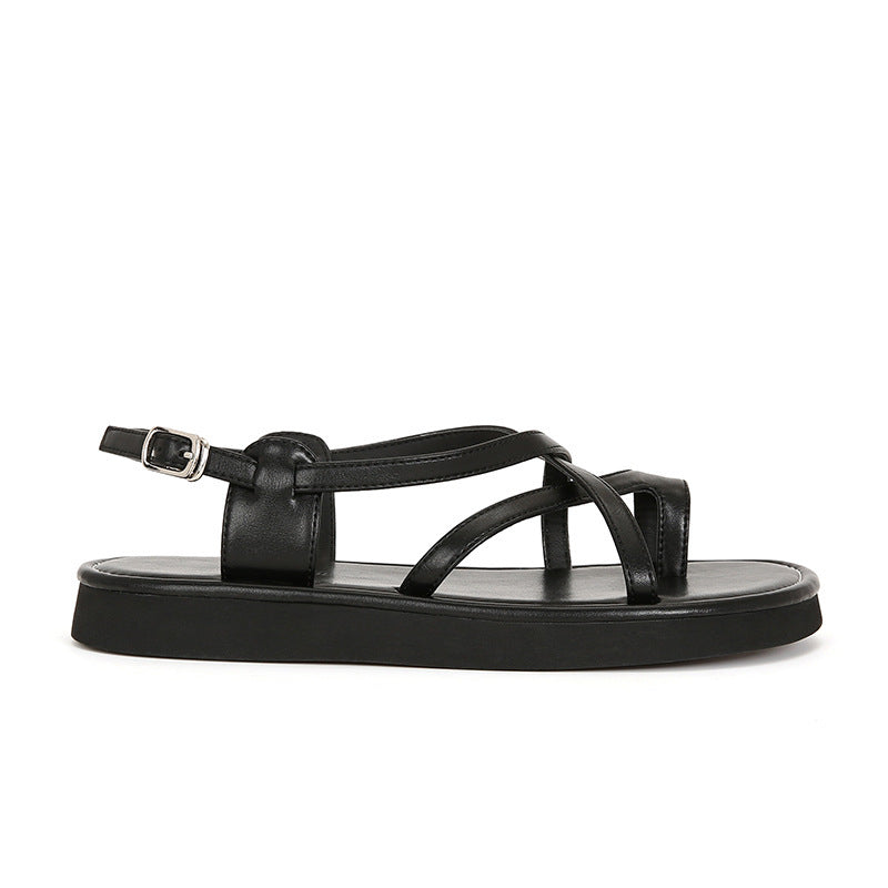 Dame Riemchen Slide Sandaler med justerbar spænde Stilla