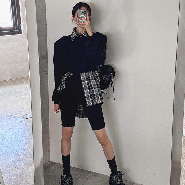 Kvindernes hyggelige cropped sweater Stilla