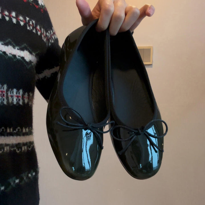 Dame Elegante Slipper Ballerina-flade med Sløjfedetalje Stilla