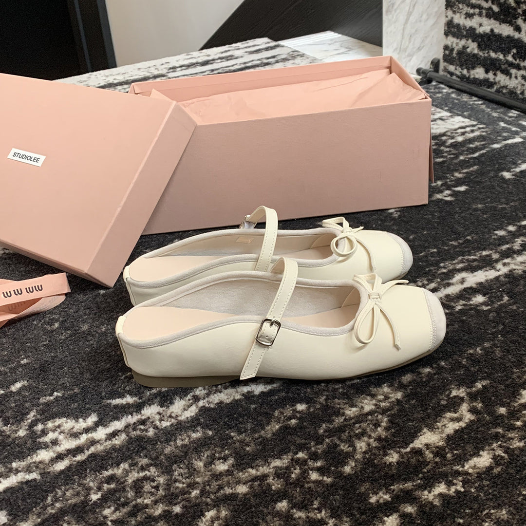 Dame Elegant Mary Jane Ballerinas med Sløjfedetalje Stilla