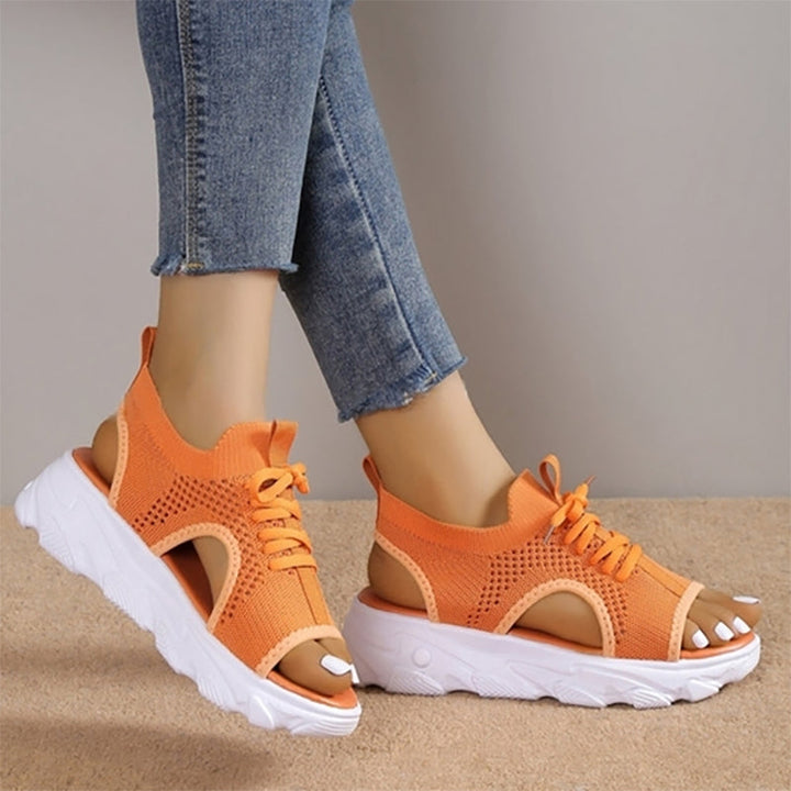 Stilla | Åndbare plateau-sandaler Heidi