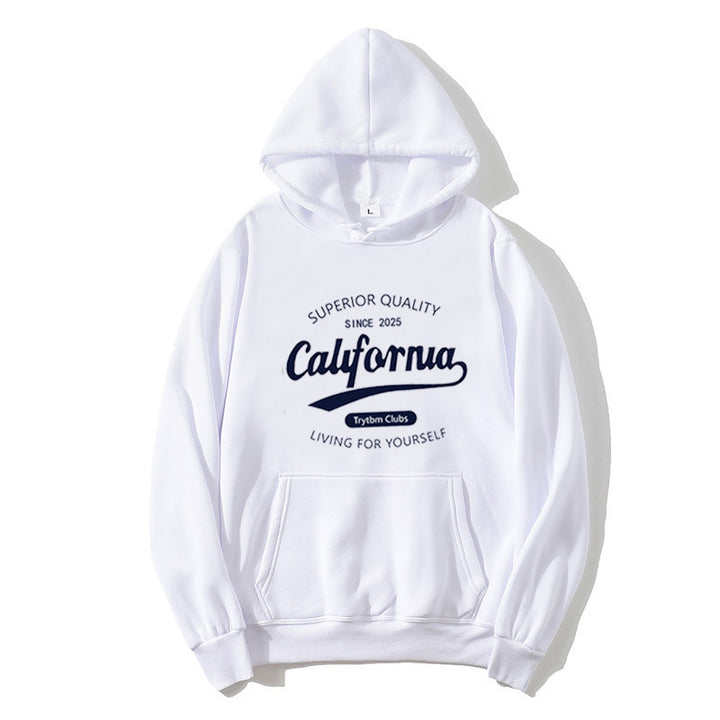 Kvindernes afslappede hoodie med kreativ tekst Skovae
