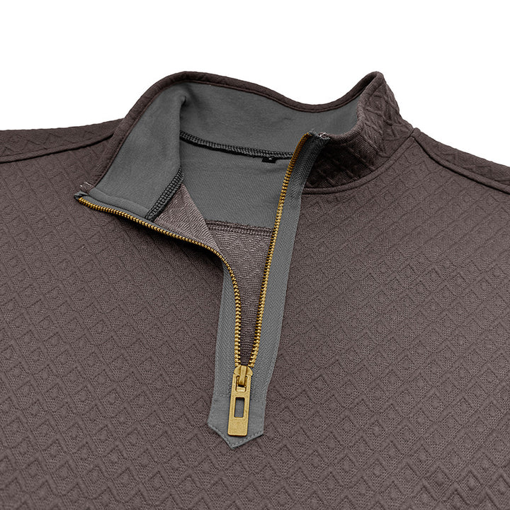 Herrer Pullover med lynlås Stilla