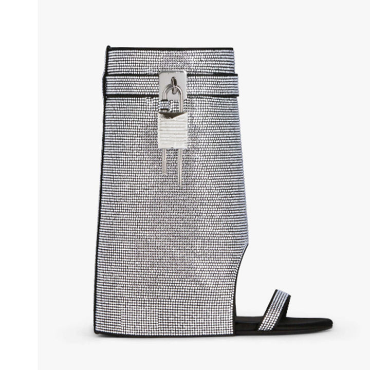 Femme Elegante Strass-beskårede Sandaler Stilla