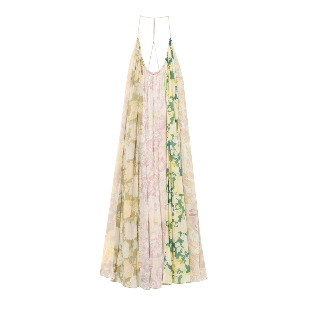 Femme Elegante Florale Maxi Kjole Stilla