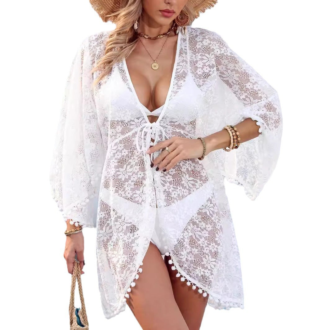 Femme Spids Cover-Up Kimono Stilla