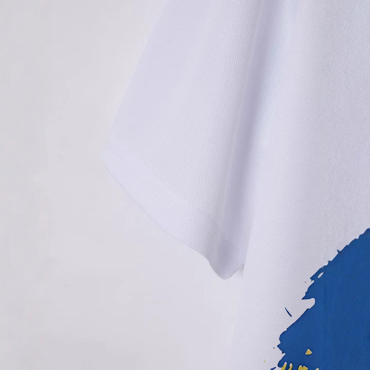 Herrer polo skjorte med moderne farvegradient og struktureret detalje Stilla