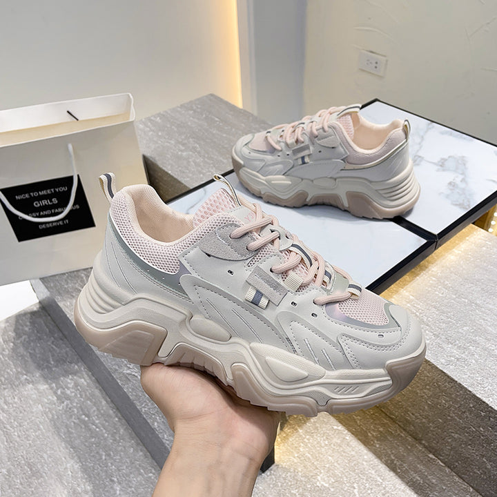 Dame Chunky Lifestyle Sneakers med åndbart mesh-overmateriale og skridsikker sål Stilla
