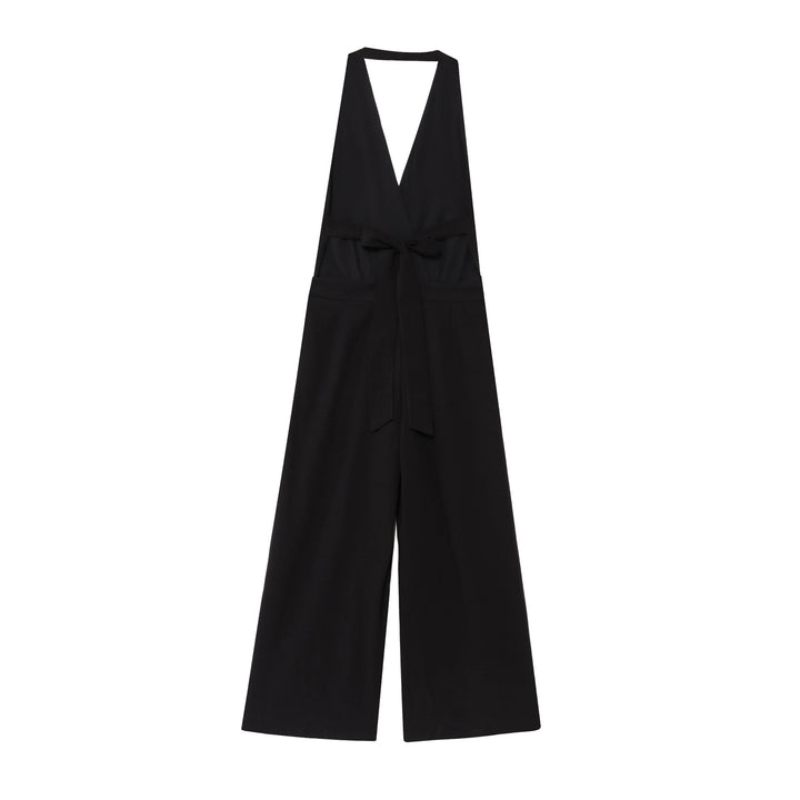 Femme Elegant Vidbenet Halter Jumpsuit Stilla