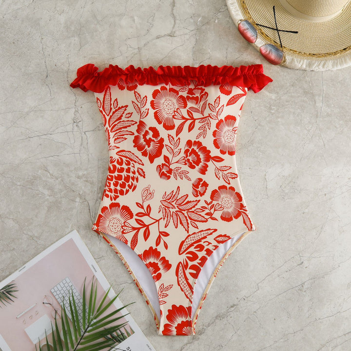 Dame Maxi-nederdel i gennemsigtig chiffon kvalitet med elastisk talje Skovae