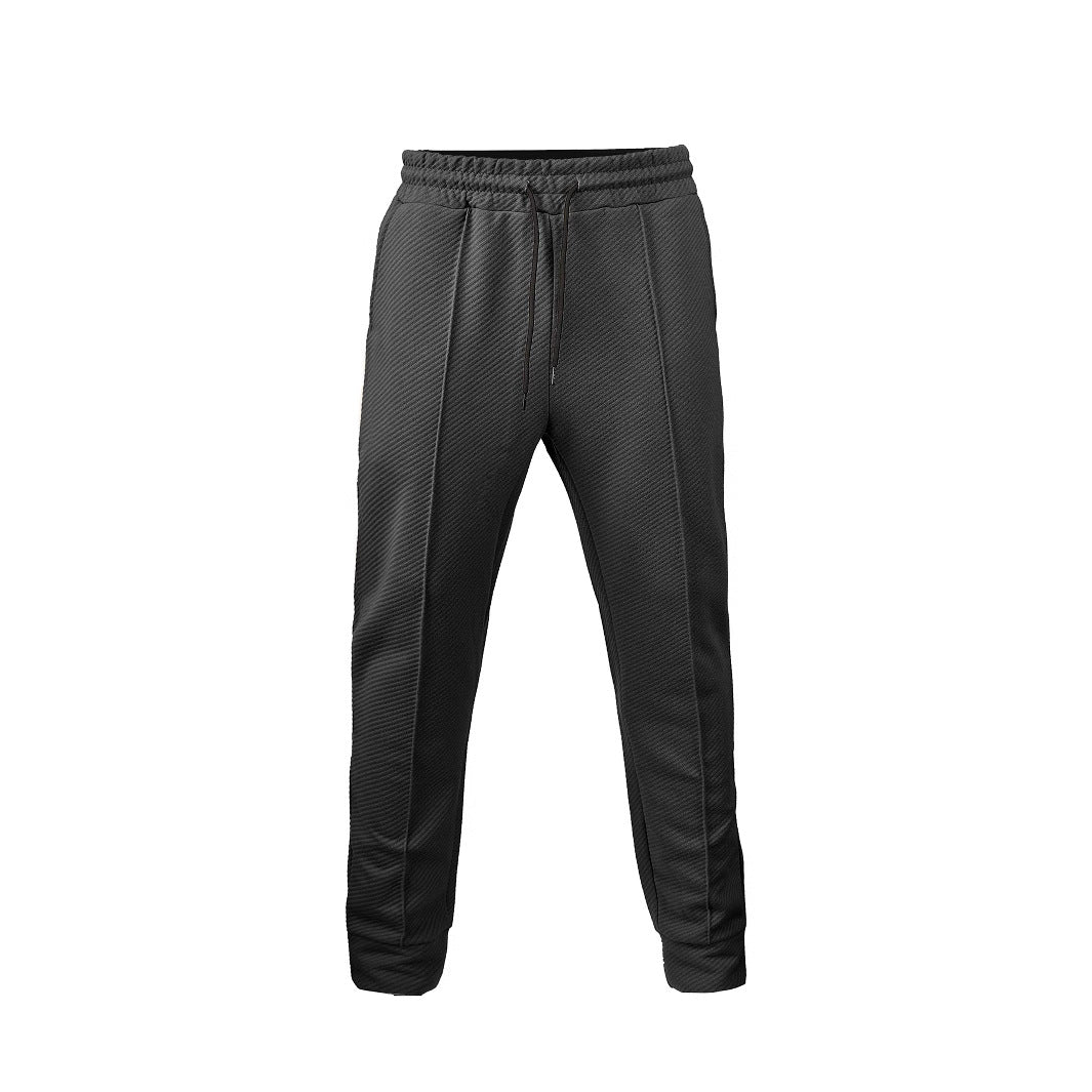 Herrer Sporty Joggingbukser med innovativ struktur og funktionelle sidelommer Stilla