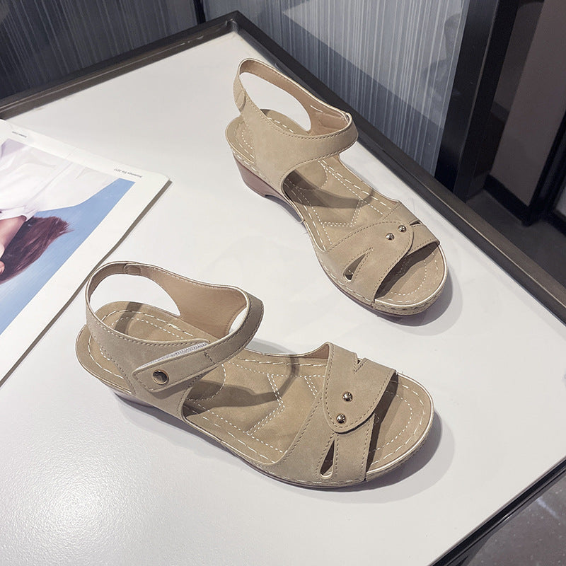 Dame Komfortable Slingback Sandaler med moderne spænde dekoration Stilla