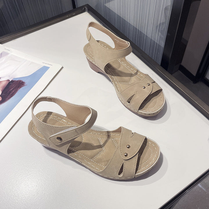Dame Komfortable Slingback Sandaler med moderne spænde dekoration Stilla