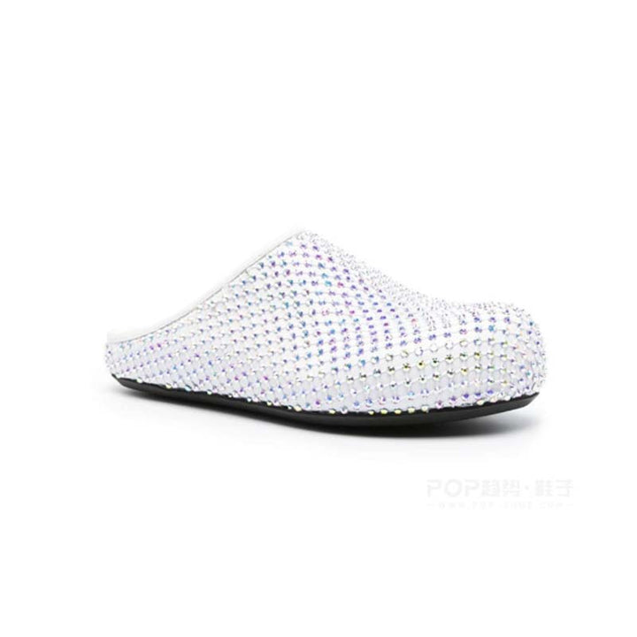 Femme med strass dekorerede slippers mules Stilla