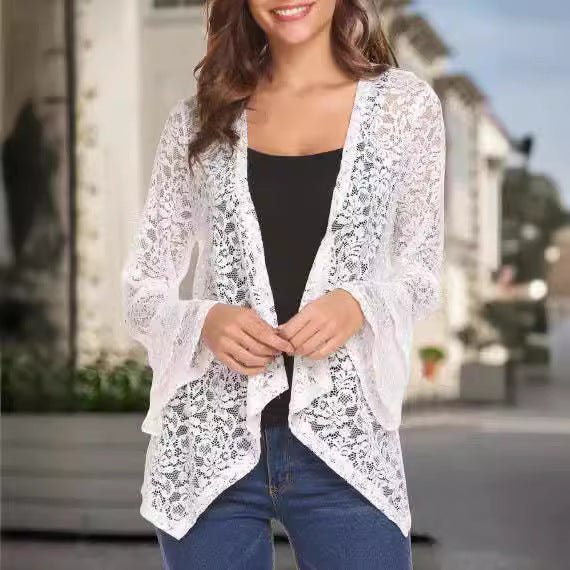 Dame Spids Kimono Cardigan Stilla