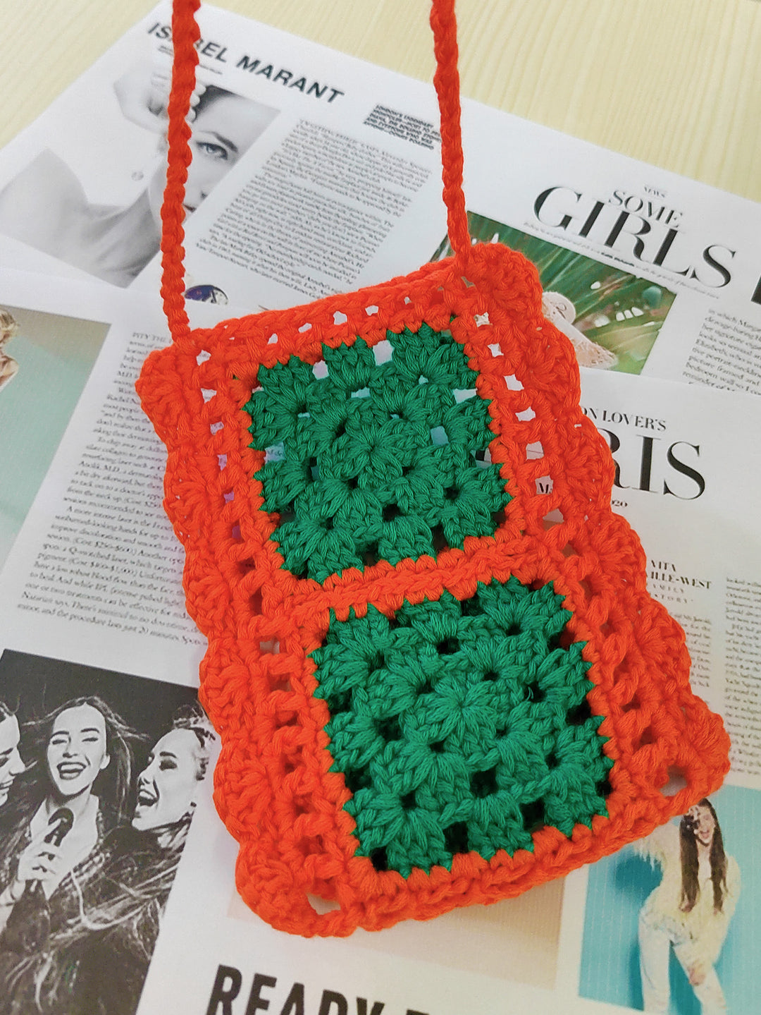 Femme Handmade Hækle-Håndtaske Stilla