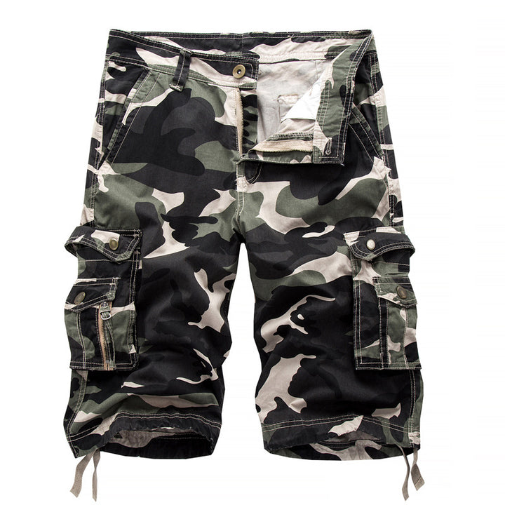 Herre Cargo-Shorts med utility-lommer og justerbar talje Stilla