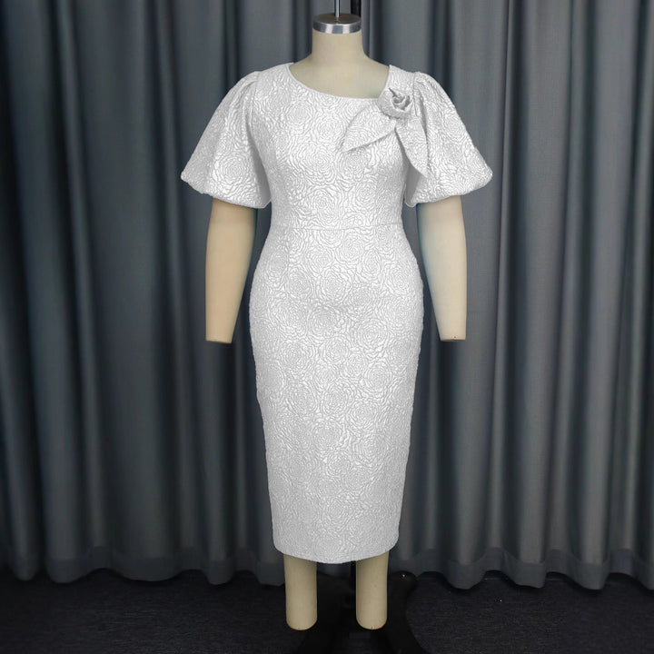Dame Etukjole med floral 3D-rosen accent Skovae
