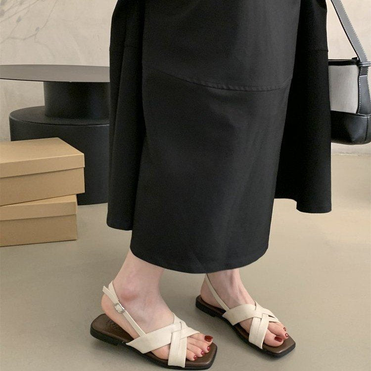 Dame Plateau Sandaler med elegant krydsrem-design og komfortabel fodseng Stilla
