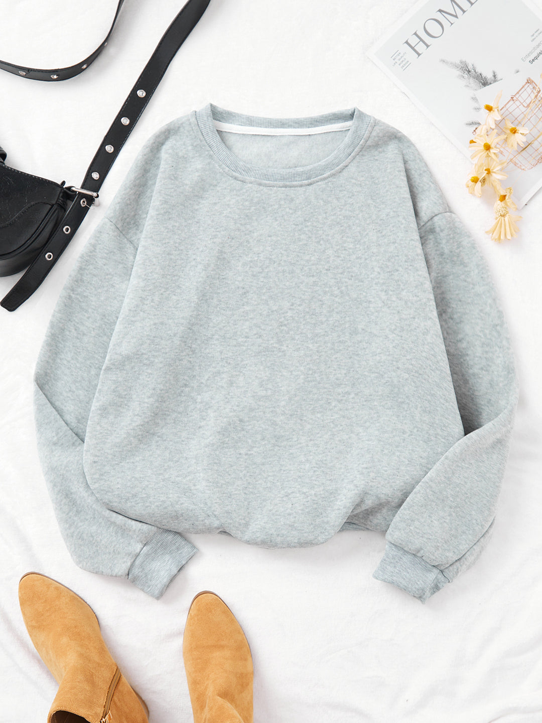 Kvindernes hyggelige oversized sweatshirt Skovae