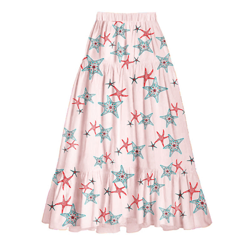 Dame Én-delt Badedragt med maritime motiver og elegante udsmykninger Stilla