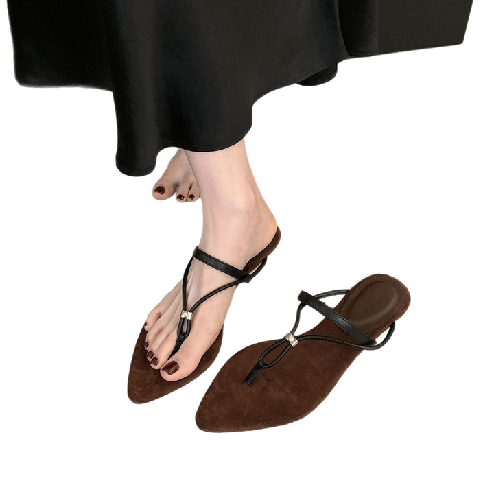 Dame Spidsesko Slingback Mules med justerbar ankelrem Stilla