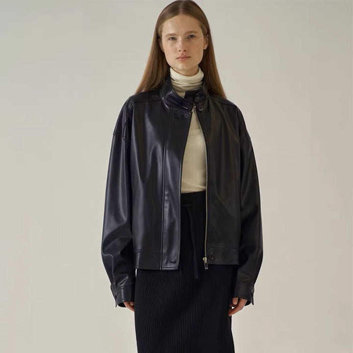 Kvinders Læderjakke Stilla