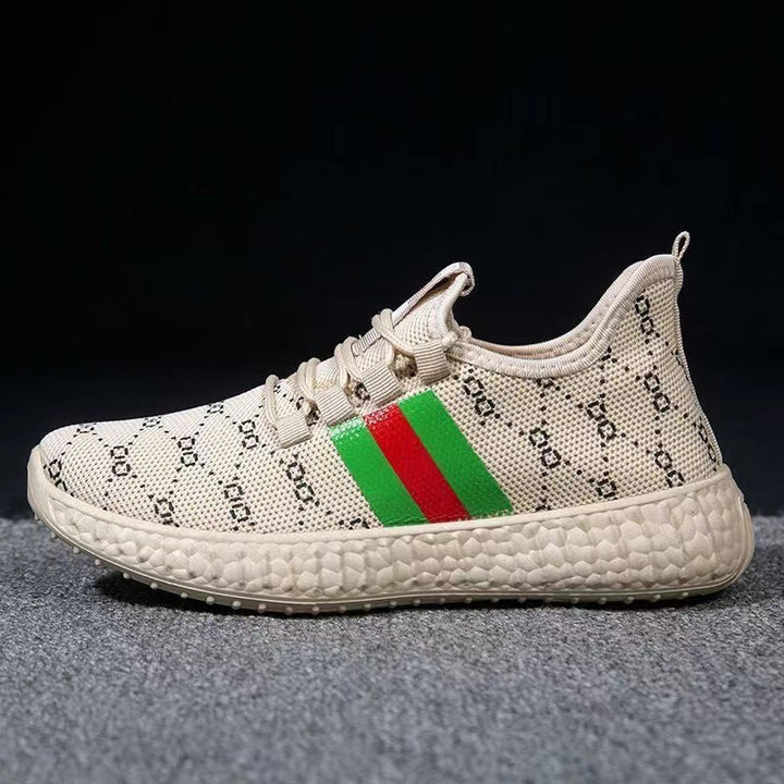 Femme Stilfuld Strik Slip-On Sneakers med Forbedret Traktion Stilla