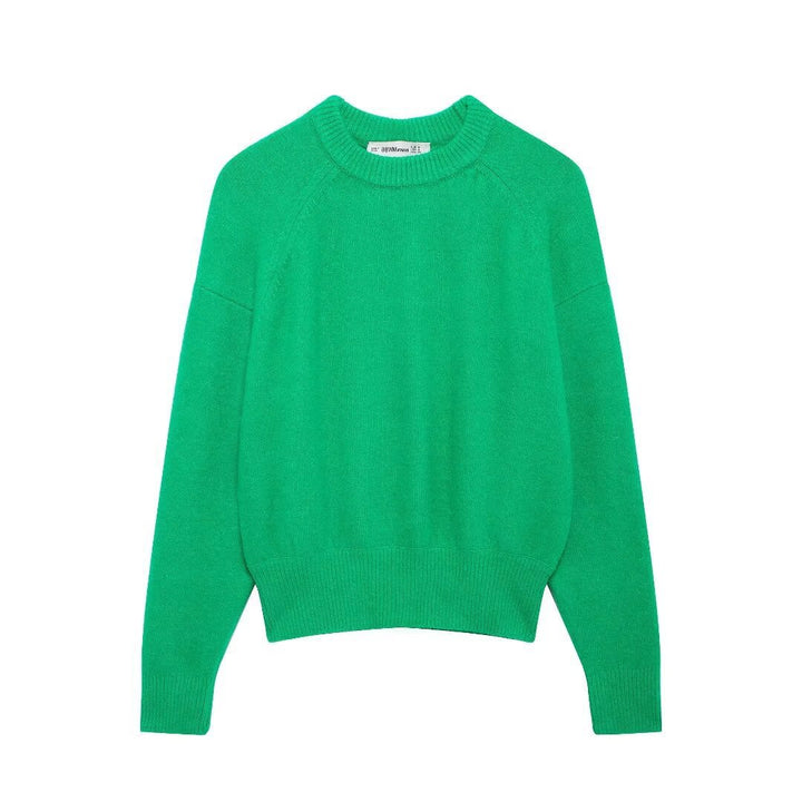 Femme Cozy Blød Strik Pullover Sweater Stilla