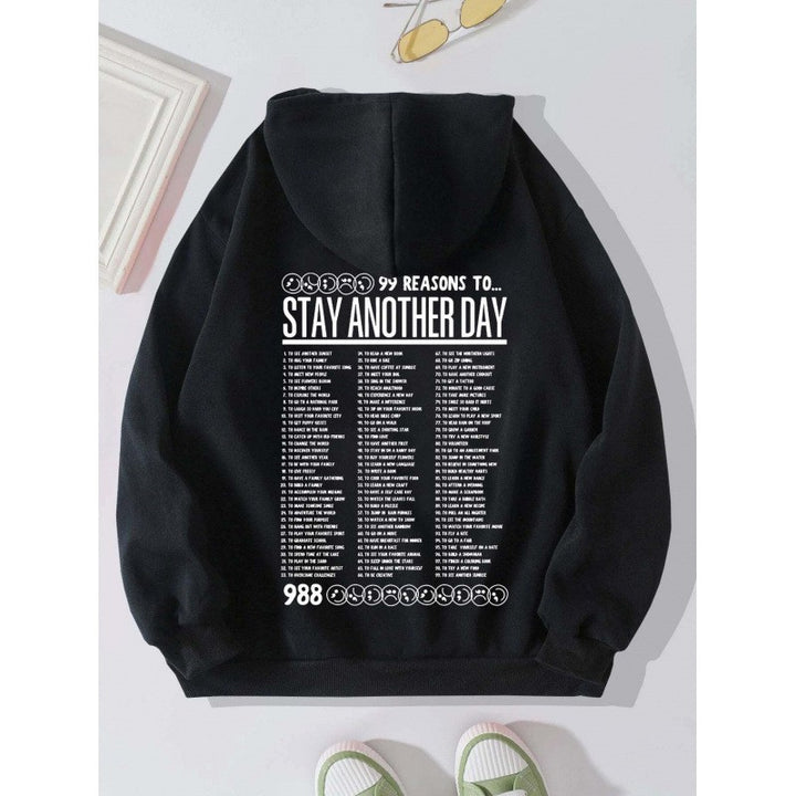 Kvinders hoodie med originalt design og inspirerende budskab Skovae