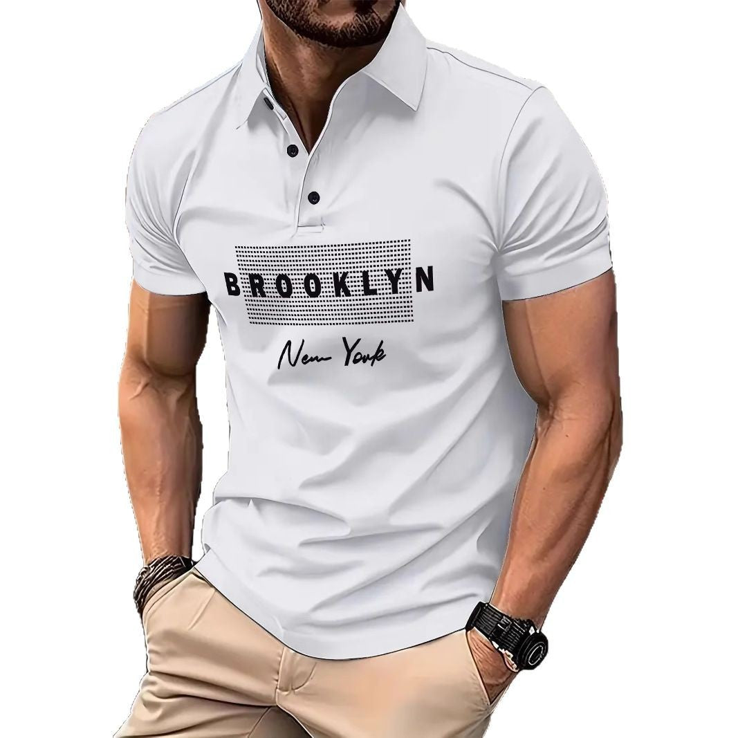 Herre polo shirt i moderne design Stilla