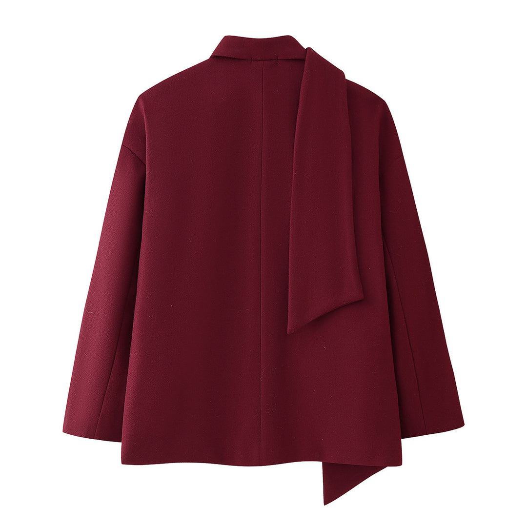 Femme Tailored Blazer med Sjal Detalje Stilla