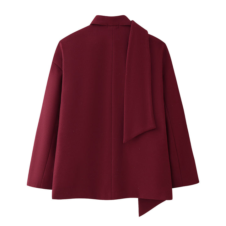 Femme Tailored Blazer med Sjal Detalje Stilla