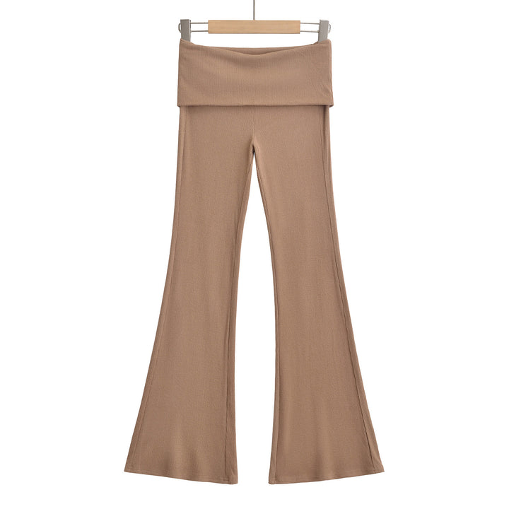 Dame flare leggings med bred talje og fleksibelt materiale Stilla