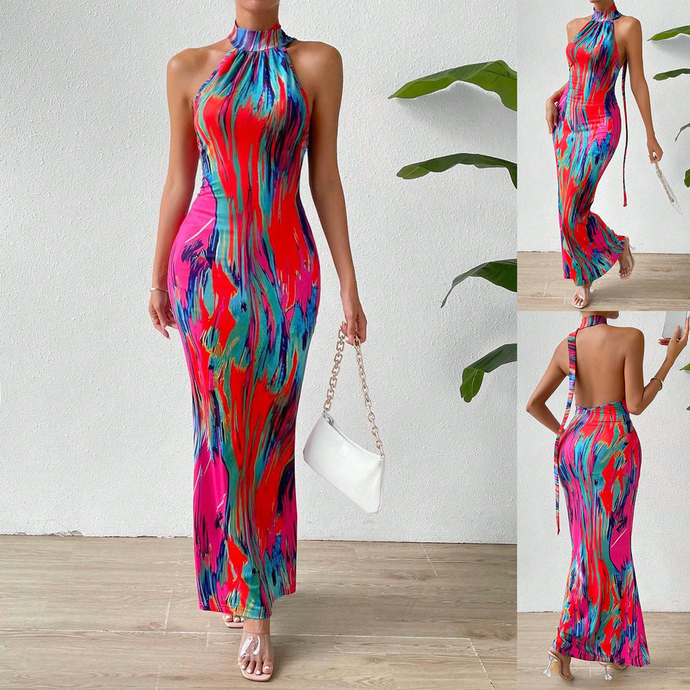 Dame Højkrave Bodycon Maxikjole Stilla
